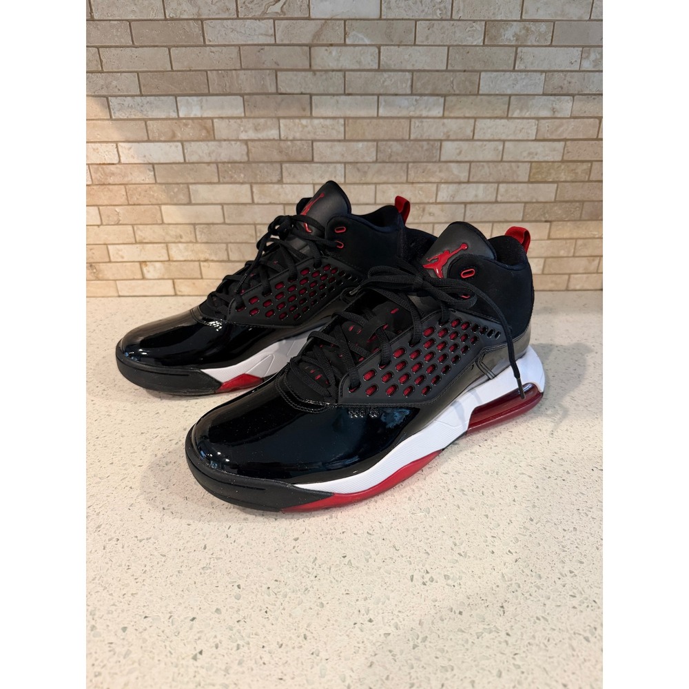 Jordan Maxin 200 CD6107-001 Men's Basketball Shoes Size 12 Black Red